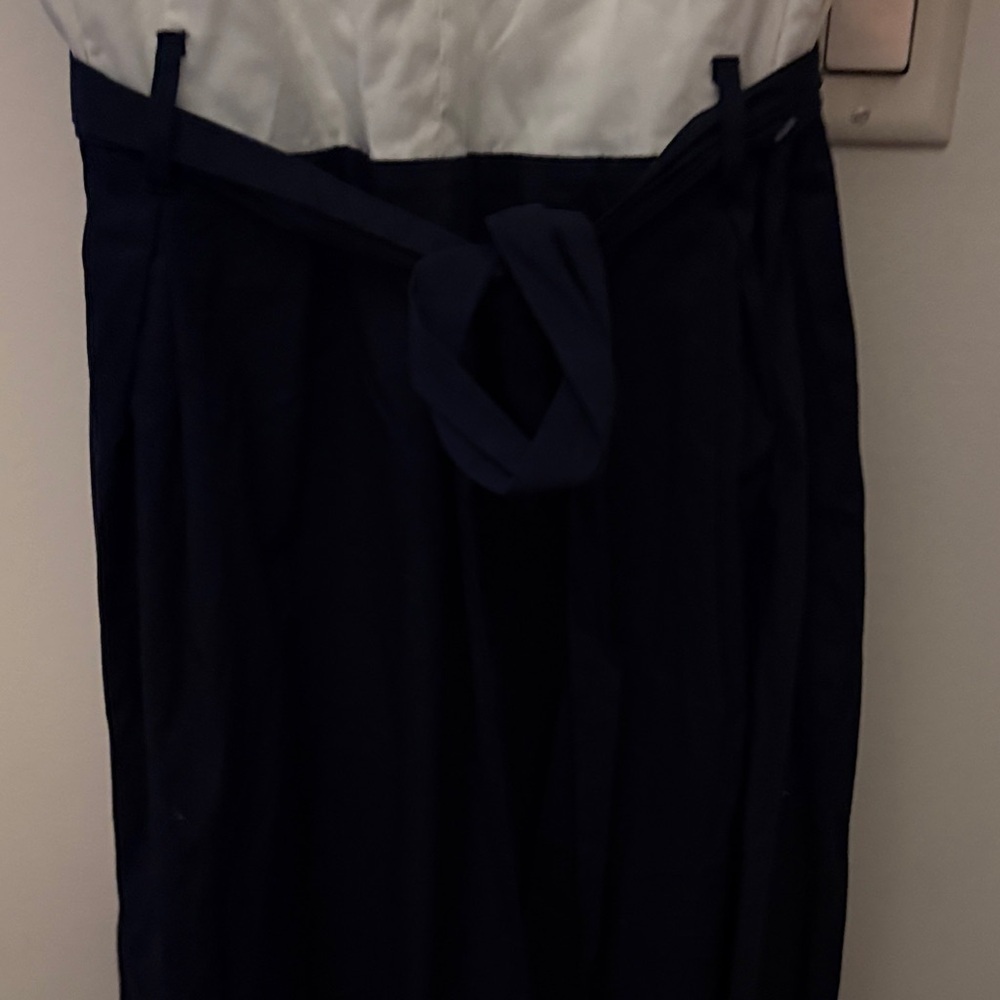 Tahari White and Black Midi Dress - Picture 3 of 6